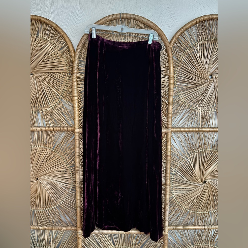 Kathleen Sommers Velvet Skirt